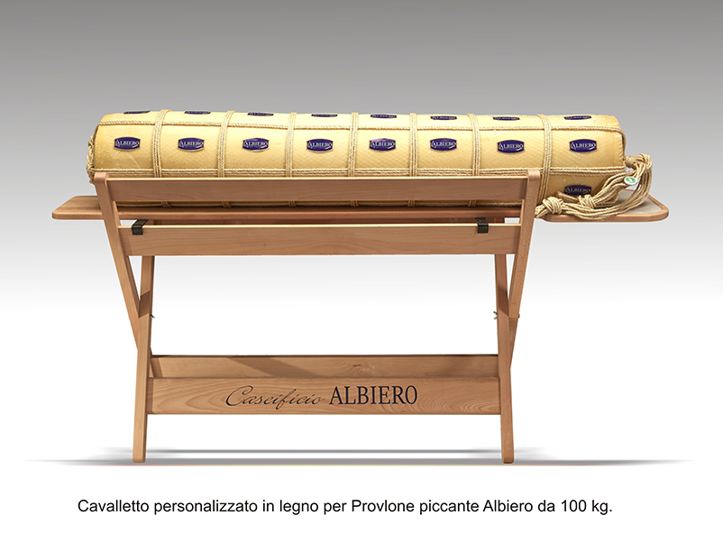 cavalletto personalizzato per provolone da 100 Kg